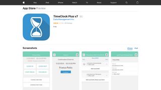 TimeClock Plus v7 on the App Store - iTunes - Apple