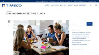 Online Employee Time Clock Archives - TIMECO
