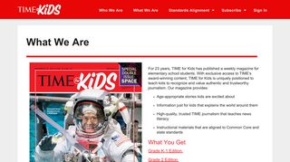 What We Are | TIME For Kids