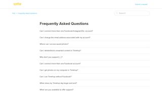 Frequently Asked Questions – FAQ - Timehop