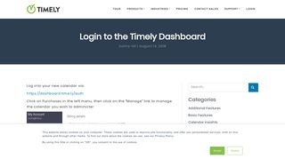 Login to the Timely Dashboard | Timely