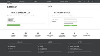 Log in | Safescan.com