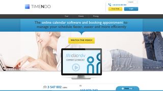 Timendo: Online calendar to book an appointment