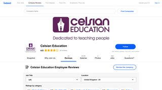 Working at Celsian Education: Employee Reviews | Indeed.co.uk