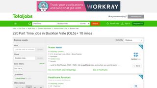 Part Time Jobs in Buckton Vale - Totaljobs