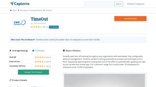 TimeOut Reviews and Pricing - 2019 - Capterra
