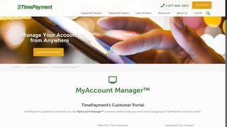 MyAccount Manager™ Customer Portal | TimePayment