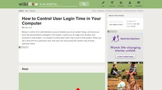 How to Control User Login Time in Your Computer: 8 Steps