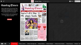 Sunday Times & The Times E-Edition