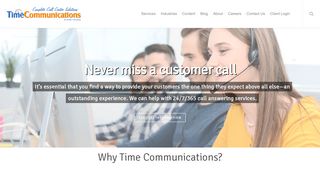 Never Miss a Customer Call with Time Communications