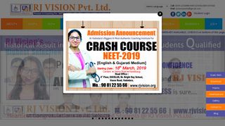 WELCOME TO RJ VISION | Best Coaching Institute in Vadodara
