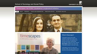 Home » Timescapes: An ESRC Qualitative Longitudinal Initiative