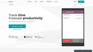 Timesheet Mobile App - Odoo