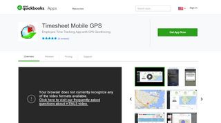 Timesheet Mobile GPS | QuickBooks App Store