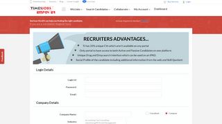 Register | TimesJobs Employer - Online Recruitment Solution from ...