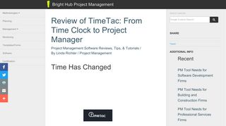 Review of TimeTac: From Time Clock to Project Manager