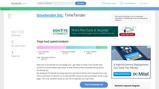 Access timetender.biz. TimeTender