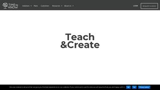 Create - Time to know