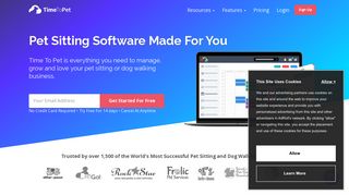 Time To Pet: Easier Pet Sitting Software Trusted by 1500+ Businesses