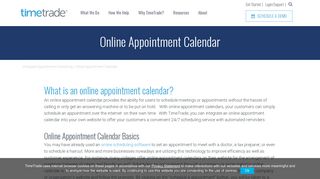 Online Appointment Calendar | TimeTrade