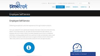 Employee Self-Service – TimeTrak Systems