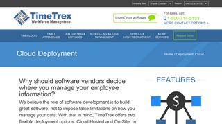 Cloud Hosted (Saas) Workforce Management Software | TimeTrex