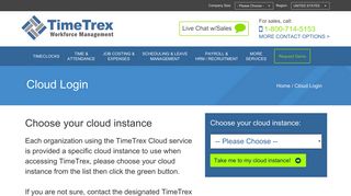 Cloud Login | TimeTrex