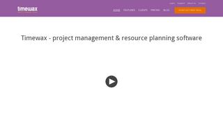 Timewax: Project Management and Resource Planning Software