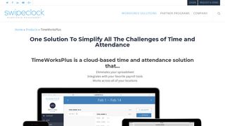 Cloud-Based Employee Time and Attendance Tracking - TimeWorksPlus