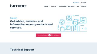 Support for Timico Products & Services | Timico | Managed Services