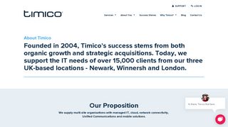 About Timico | We're passionate about ambitious mid-market businesses