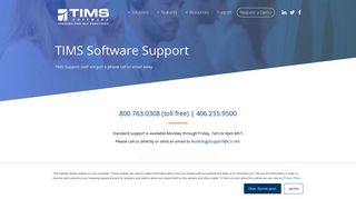TIMS Audiology Software | Support and Contact Information