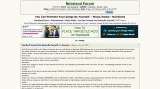 You Can Promote Your Songs By Yourself. - Music/Radio - Nigeria ...
