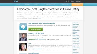 Edmonton Online dating chat, Edmonton match, Edmonton Singles ...