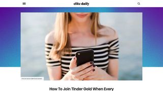 How To Join Tinder Gold When Every Other Dating App Sucks