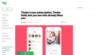 Tinder's new subscription, Tinder Gold, lets you see who already likes ...