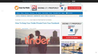 How To Keep Your Tinder Private From Your Facebook | Know Your ...