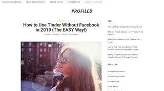 How to Use Tinder Without Facebook in 2019 (The EASY Way!)