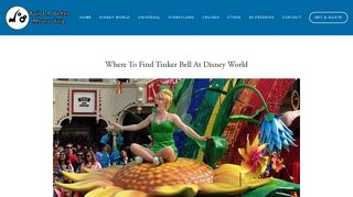 Where to Find and See Tinker Bell at Disney World — Build A Better ...