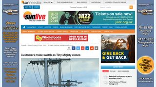 SunLive - Customers make switch as Tiny Mighty closes - The Bay's ...