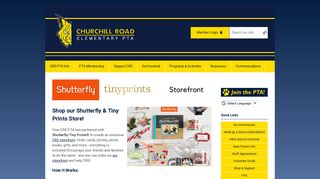 Shutterfly & Tiny Prints - Churchill Road PTA