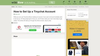 How to Set Up a Tinychat Account: 6 Steps (with Pictures)