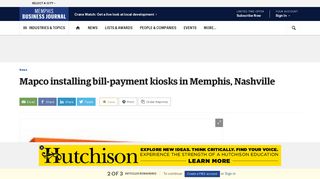 Mapco installing bill-payment kiosks in Memphis, Nashville - Memphis ...