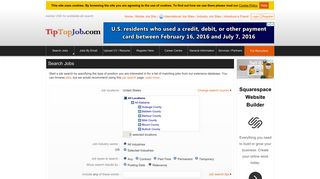 Job search engine – find jobs with Tip Top Job - International