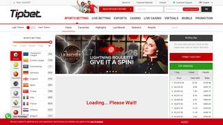 Tipbet.com - Online Sport Betting & Live Betting