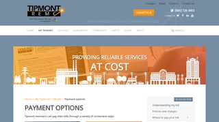 Payment options - Tipmont REMC