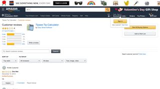 Amazon.com: Customer reviews: Tipsee Tip Calculator