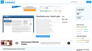 Visit Tipsoftonline.com - TipSoft Login.