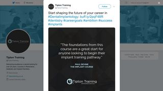Tipton Training on Twitter: 