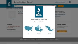 TipTopWebsite.com, LLC. | Better Business Bureau® Profile